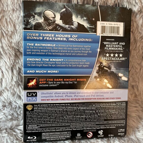 Dark Knight Rises (Blu-ray & DVD, 2012) 3 Disc Set Special Features Batman - Picture 12 of 16